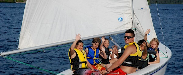 Sailing at Summer Camp