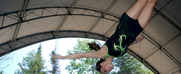 Trampoline at Summer Camp