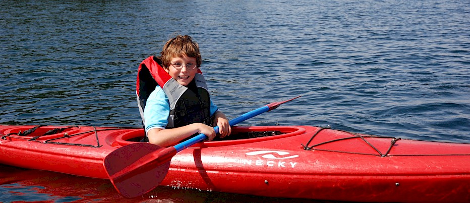 Each evening during dinner, summer campers individually choose their own program for the next day, from our great selection of activities.