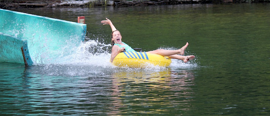 With daily choices such as our 30 foot climbing walls, 100 foot Water Slides, Tarzan Swing, Gyro, Archery, Trampoline, Tubing, Sauna, plus many more, every day offers an adventure!