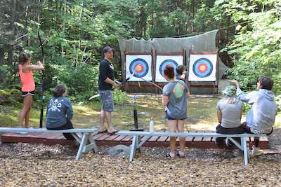 Archery at Canadian Adventure Camp