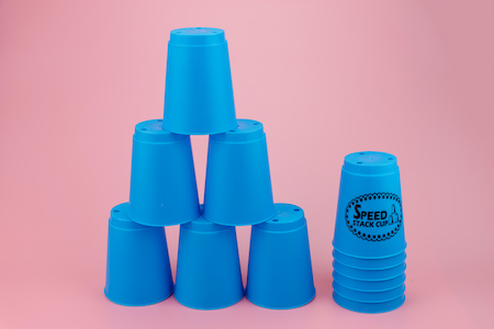 blue stack cups