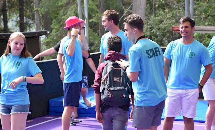 Youth leadership program at Canadian Adventure Camp.